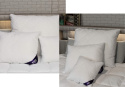 poduszki antystres na łóżku poduszka 50x60 cm + gratis 40x40 cm