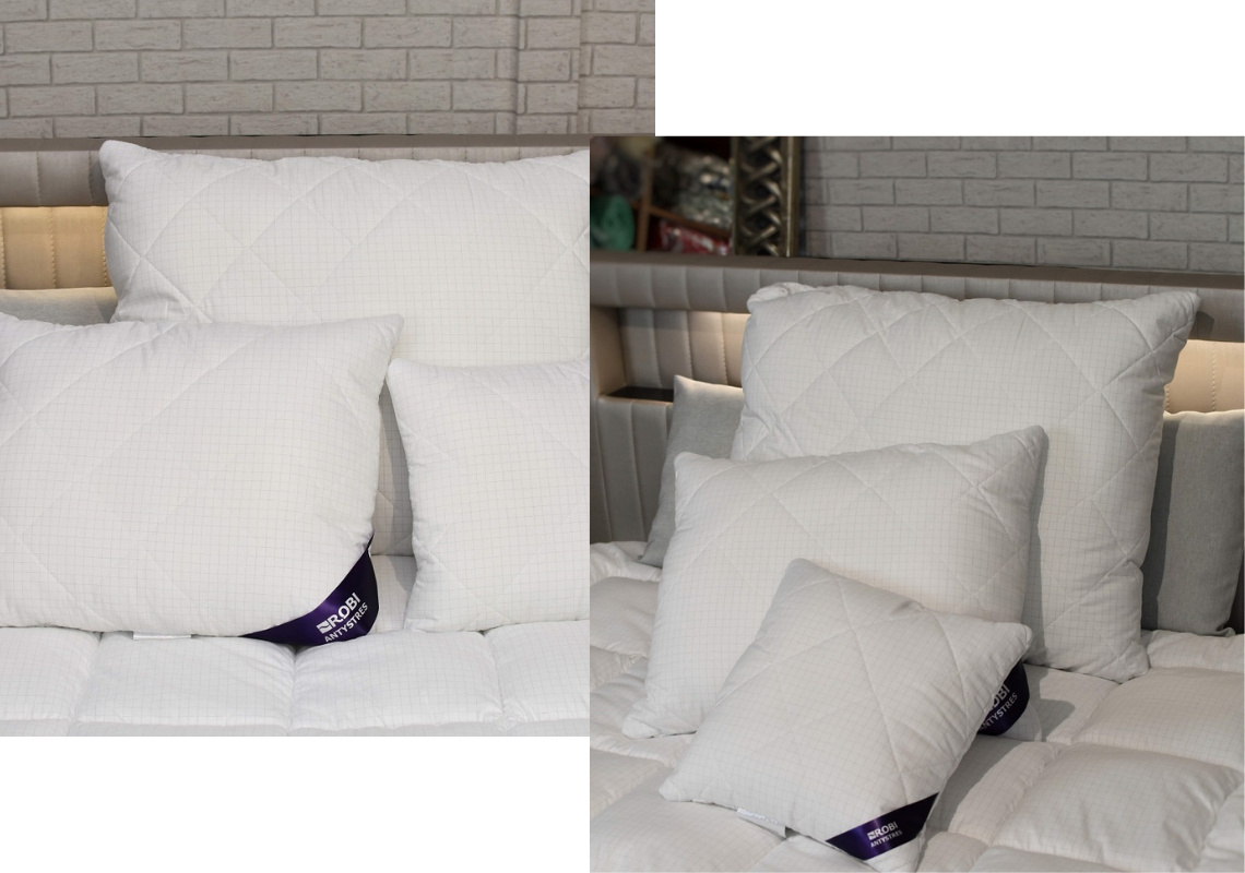 poduszka antystres na łóżku rozmiar 40x40 cm poduszka do zestawu gratis