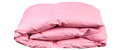 złożona kołdra amz puch 70% w kolorze różowym