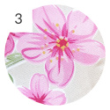 wzór kołdry / poduszki różowe kwiaty