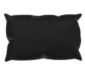 poduszka dekoracyjna w kolorze czarnym
