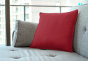 poduszka ozdobna w kolorze czerwonym
