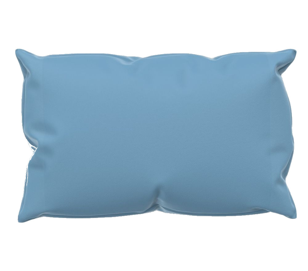 poduszka w kolorze niebieskim rozmiar 50x60 cm