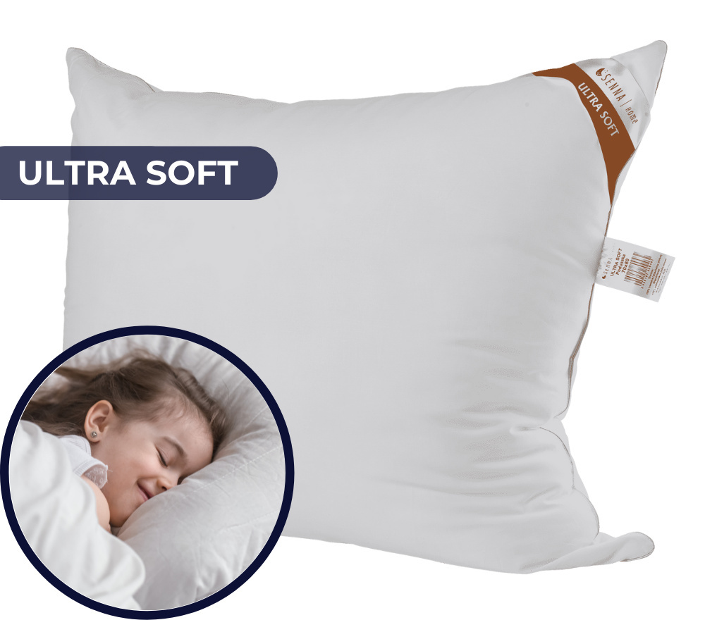 poduszka w kolorze białym ultra soft poduszka antyalergiczna