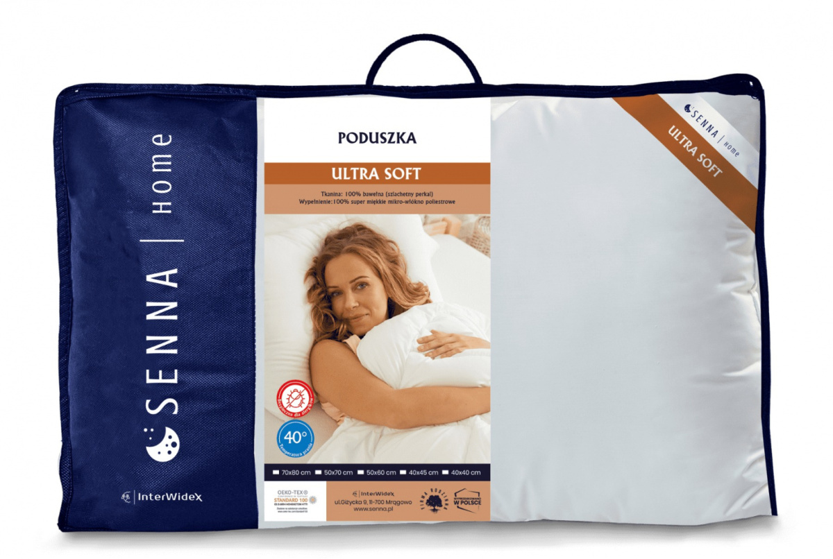 opakowanie poduszki senna home 50x60 cm ultra soft