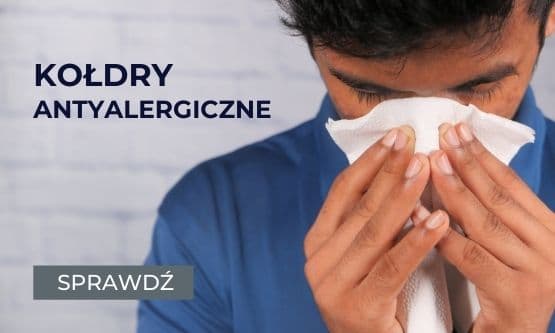 kołdry antyalergiczne mężczyzna cierpiący na alergie